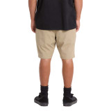 Billabong Men's Crossfire Submersible Hybrid Shorts in Khaki, back view