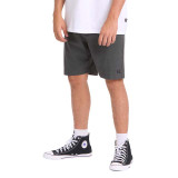 Billabong Men's Crossfire Submersible Hybrid Shorts in Asphalt, side view