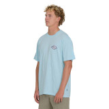 The Billabong Men's Dim Arch Premium Tee in Coastal Blue