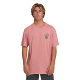 Billabong Men's Forge Premium Tee Ash Rose front view