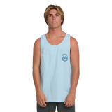 Billabong Men's Hollow Fill Premium Tank Top Coastal Blue front view