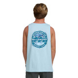 Billabong Men's Hollow Fill Premium Tank Top Coastal Blue detail view