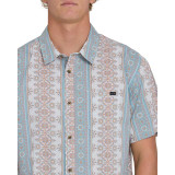 The Billabong Men's Sundays Short Sleeve Shirt in Blue Fog