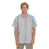 Billabong Men's Sundays Short Sleeve Shirt in Blue Fog