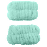Spa Headband & Wristband Set in Mint
