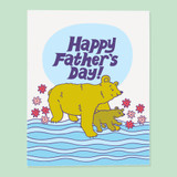 The Good Twin Bear Father's Day Card front view