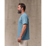 Filson Men's Scenic Graphic Tee Blue Fin detail close