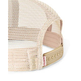 Filson Scenic Mesh Trucker Hat Sage and Khaki side angle