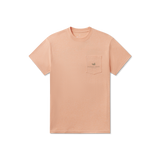 Southern Marsh Men's Originals Camo Flying Ducks Tee Washed Sherbet front