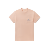 Southern Marsh Men's Dinner Circle Tee Terracotta front view