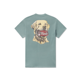 Southern Marsh Men's Lab Sips Tee Galicia Green detail view