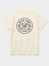 The Duck Camp Men's Hunt and Fish Club Tee in Ivory