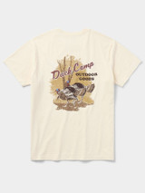 Duck Camp Men's Longbeards Tee Ivory detail view