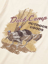 The Duck Camp Men's Longbeards Tee in Ivory