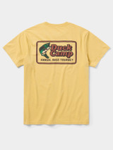 The Duck Camp Men's Bass Tourney Tee in Mustard