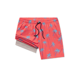 Southern Marsh Men's Palms FieldTec Ripstop Performance Trunk Coral back view