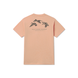 Southern Marsh Boys' Originals Camo Flying Ducks Tee - Washed Sherbet