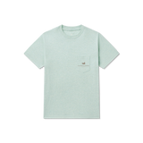 Southern Marsh Boys' Originals Camo Pointer Tee Washed Honeydew front view