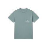 Southern Marsh Boys' Lab Sips Tee Galicia Green front