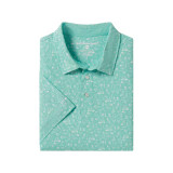 The Southern Shirt Men's MotionTech Printed Polo in Paradise