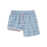 Southern Shirt Wave Runner Swim Shorts Tidepool detail