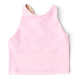 Shade Critters Girls' Active Tank Top in Light Pink
