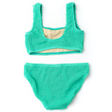 Shade Critters Girls' Crinkle Bikini in Green