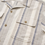Howler Brothers Men's Shores Club Shirt - Old Bill Stripe : Limestone