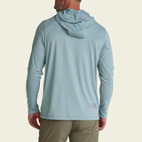 Howler Brothers Men's HB Tech Hoodie Pool Blue front view