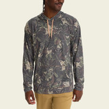 Howler Brothers Loggerhead Hoodie Tropic Noir Antique Black detail