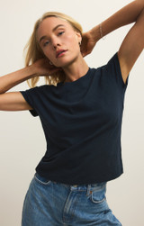 Z Supply Women's Modern Slub Tee in Eclipse