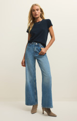 Z Supply Women's Modern Slub Tee in Eclipse