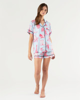 Katie Kime Women's Dallas Toile Pajama Shorts Set