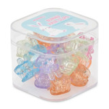 Iscream Mini Bunny Hair Clips Set colorful bunny display