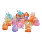 Iscream Mini Bunny Hair Clips Set colorful bunny collection