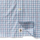 Duck Head Men's Performance Poplin Sport Shirt Light Blue front view