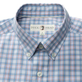 Duck Head Men's Performance Poplin Sport Shirt Light Blue detail view
