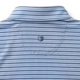 Duck Head Men's Summerford Performance Jersey Polo - Serenity Blue