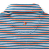 Duck Head Men's Summerford Performance Jersey Polo Sunwashed Blue side