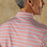 Duck Head Men's Long Drive Performance Polo - Rosewood