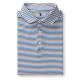 Duck Head Men's Long Drive Performance Polo - Blue Horizon