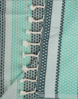 Sand Cloud Jade Stripe 37x67 Beach Towel Sand Cloud Jade Stripe