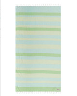 Sand Cloud Peppermint Stripe Beach Towel rolled view