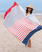 Sand Cloud Stars & Stripes 37x67 Beach Towel Sand Cloud Stars & Stripes design