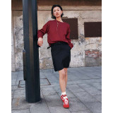Vans Super Lowpro Shoes Racing Red top view