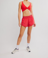 FP Movement Women's Never Better Twist Crop in Grapefruit full view