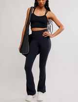 FP Movement Women's Never Better Flare Pants in Black