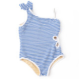 Shade Critters Girls' Ribbed Daisy One-Piece swimsuit