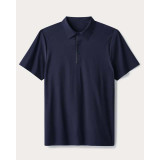 Rhone Men's Approach Tech Polo True Navy detail