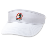 Duck Head Men's Throwback Visor White detail view